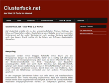 Tablet Screenshot of clusterfsck.net